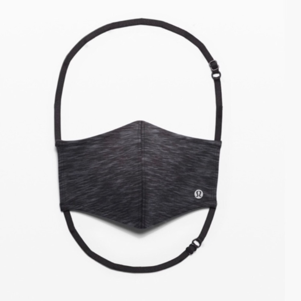 Lululemon Double Strap Face Mask Heathered Gray